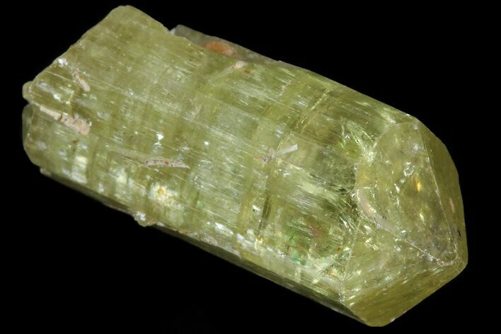 Lustrous Yellow Apatite Crystal - Morocco #82481